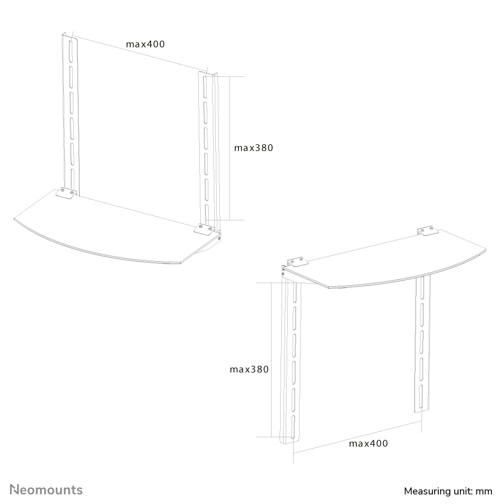 La AV estante equipos Neomounts